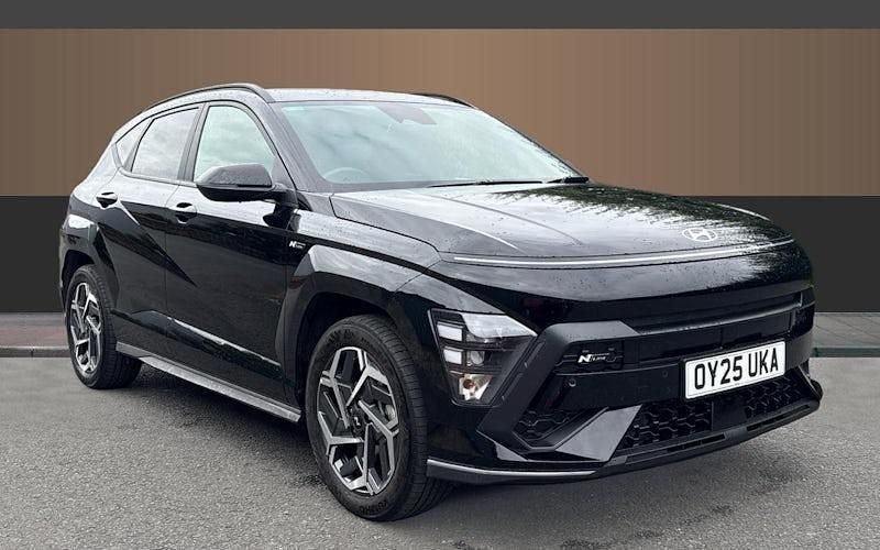 Black Used 2025 Hyundai Kona N Line SUV | £25,856 (Expensive) - Image 1/4