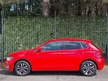 Used VW Polo United 95 HP (69 kW) 2021 Red Hatchback