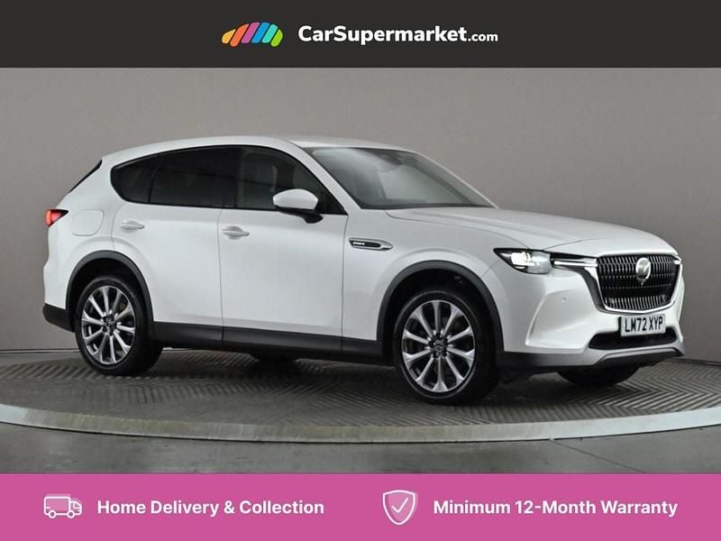 White Used 2022 Mazda CX-60 Exclusive-Line SUV | £23,197 (Good price) - Image 1/4