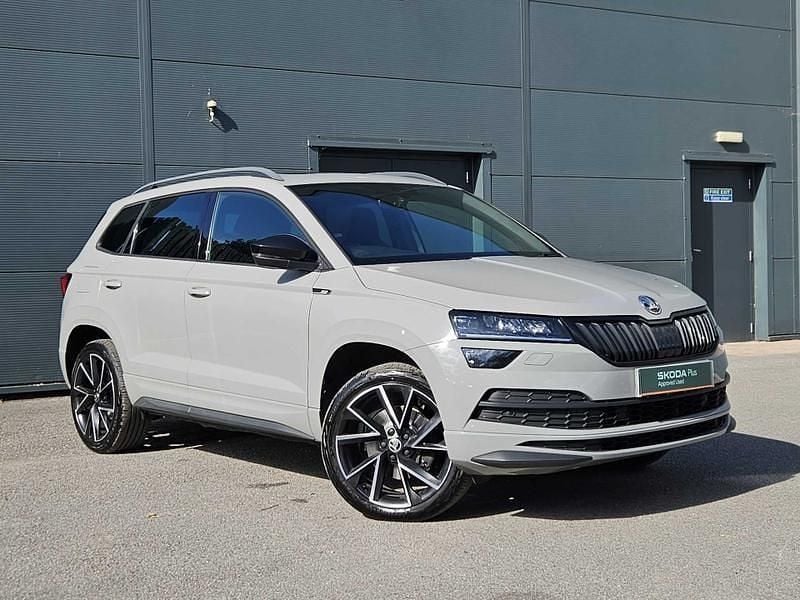 Steel grey Used 2018 Skoda Karoq SportLine SUV | £15,490 (Fair price) - Image 1/4