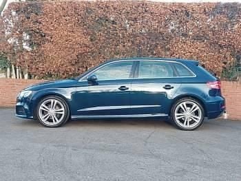 Used Audi A3 S-Line 116 HP (85 kW) 2018 Blue Sedan