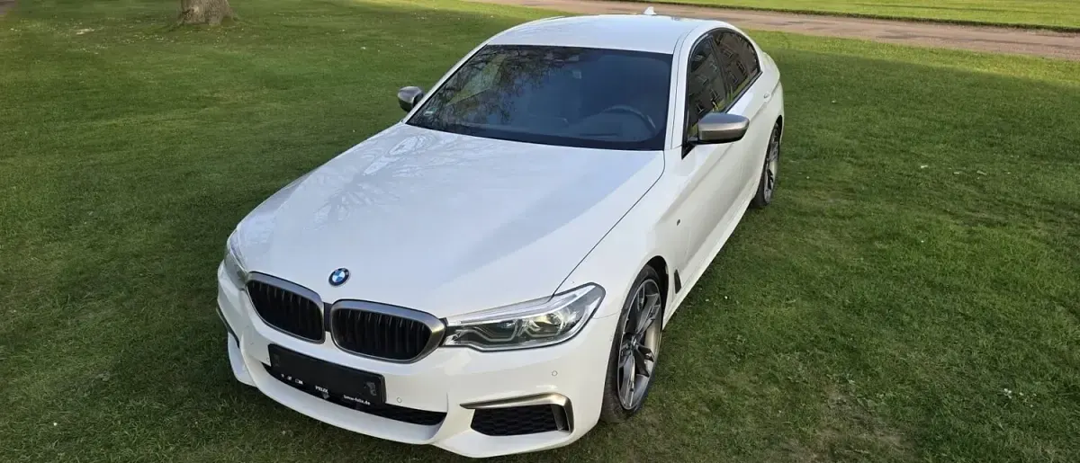 Used BMW M550 Comfort Edition 400 HP (294 kW) 2020 White Sedan