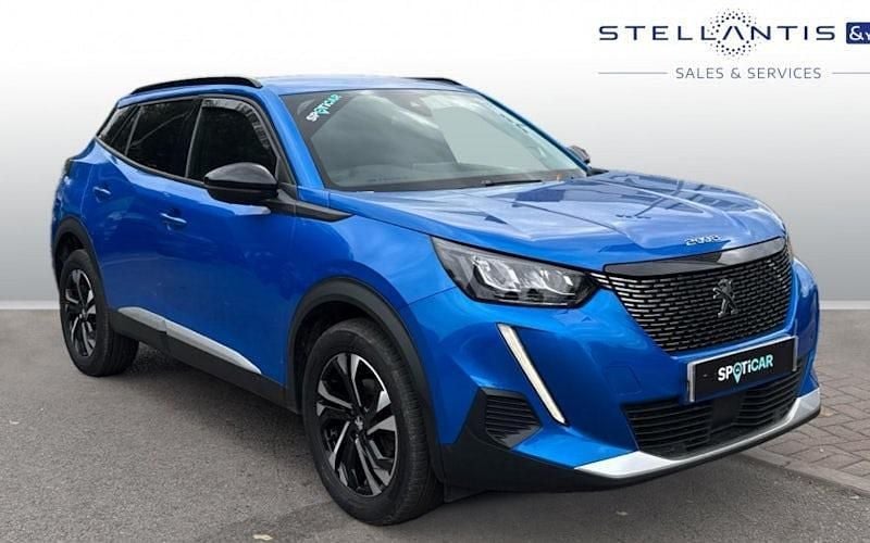Blue Used 2022 Peugeot 2008 Allure Premium SUV | £15,956 (Good price) - Image 1/4
