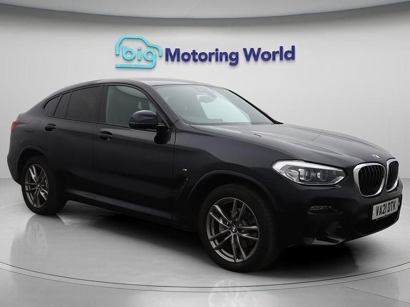 Black Used 2021 BMW X4 M Sport SUV | £28,100 (Fair price) - Image 1/4