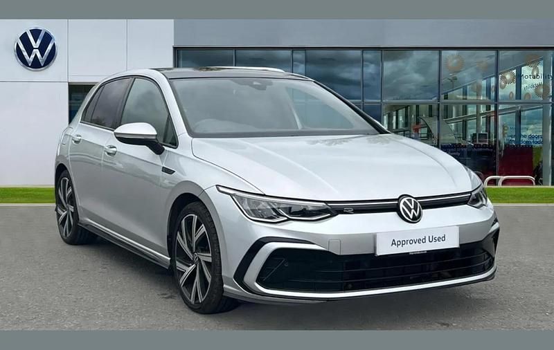 Used VW Golf VIII R-line 147 HP (108 kW) 2020 Silver Hatchback