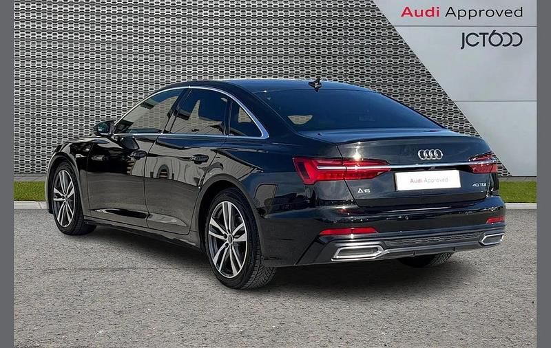 Used Audi A6 S-Line 200 HP (147 kW) 2021 Black Sedan
