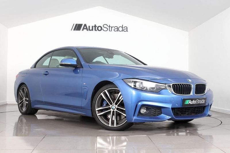Used BMW 430 Cabriolet M Sport 252 HP (185 kW) 2017 Blue Cabriolet