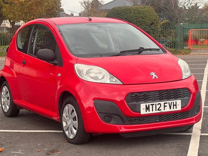 Red Used 2012 Peugeot 107 Access Hatchback | £2,199 (Fair price) - Image 1/4