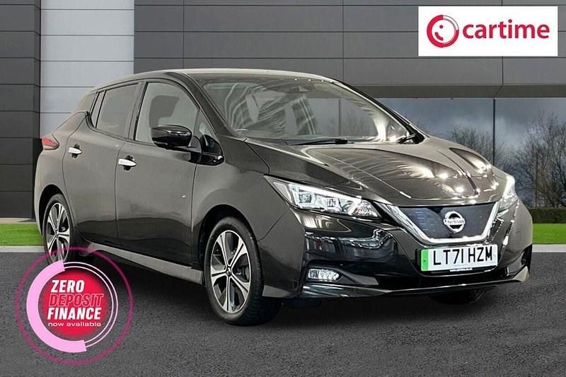 Used Nissan Leaf Tekna 110 kW (150 HP) 2021 Black Hatchback