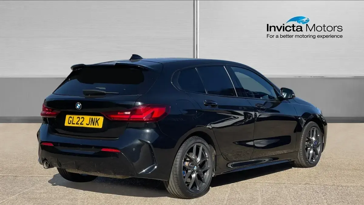 Used BMW 118 M Sport 136 HP (100 kW) 2022 Black Hatchback