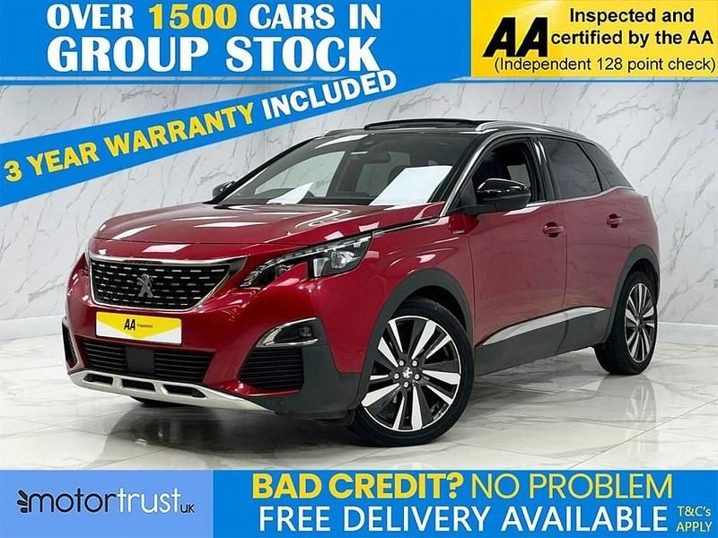 Used Peugeot 3008 GT-line 130 HP (95 kW) 2019 Red SUV