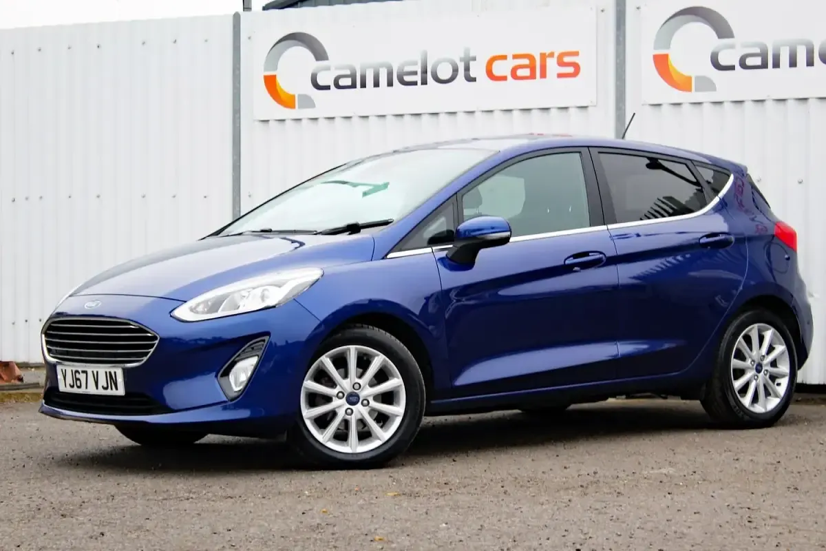 Used Ford Fiesta Titanium 2017 Blue Hatchback