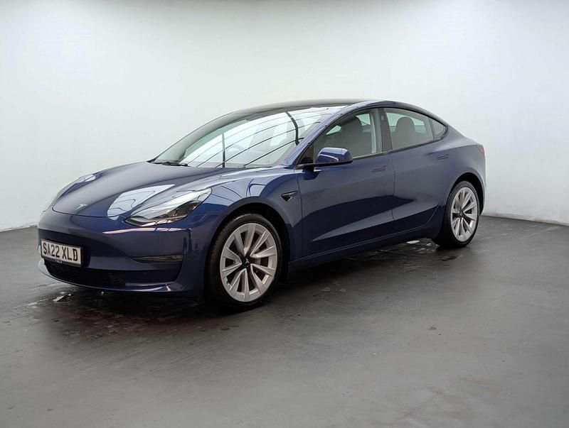 Used Tesla Model 3 Long Range AWD 366 kW (498 HP) 2022 Blue Sedan