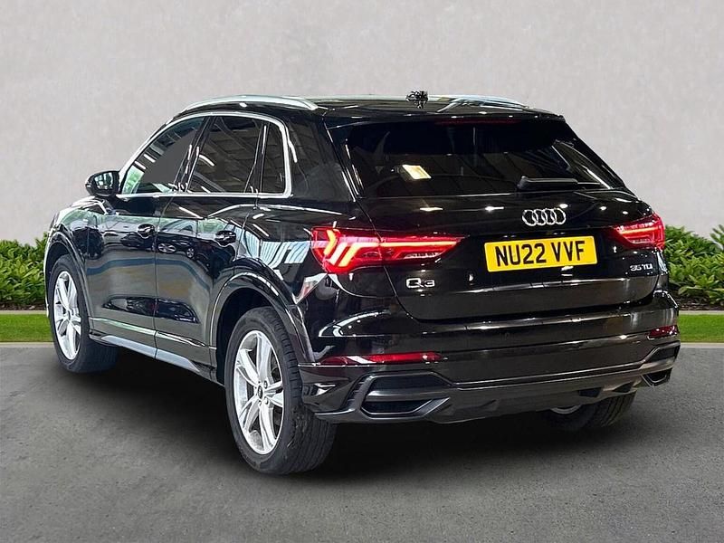 Black Used 2022 Audi Q3 S-Line SUV | £25,027 (Good price) - Image 1/2