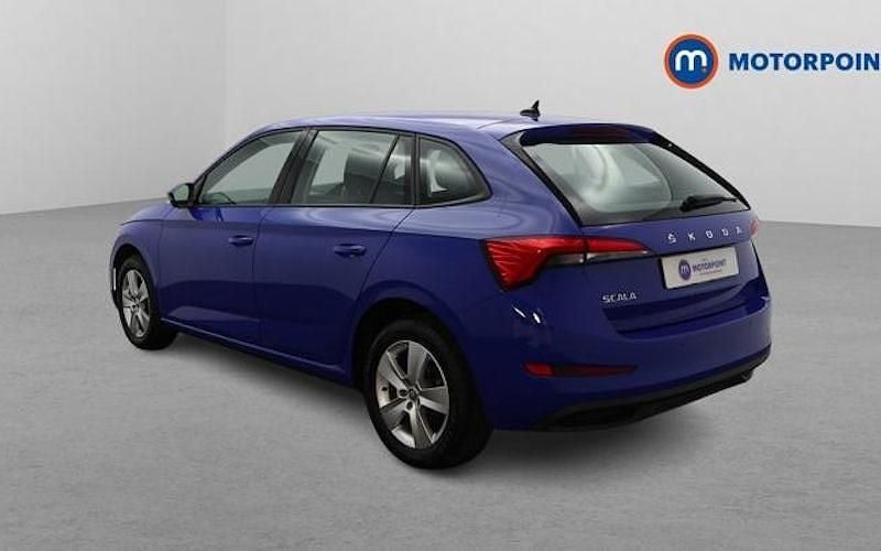 Used Skoda Scala SE 95 HP (69 kW) 2023 Blue Hatchback