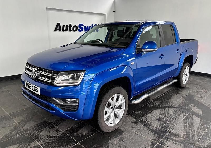 Begagnad VW Amarok Aventura 2017 Blå Pickup