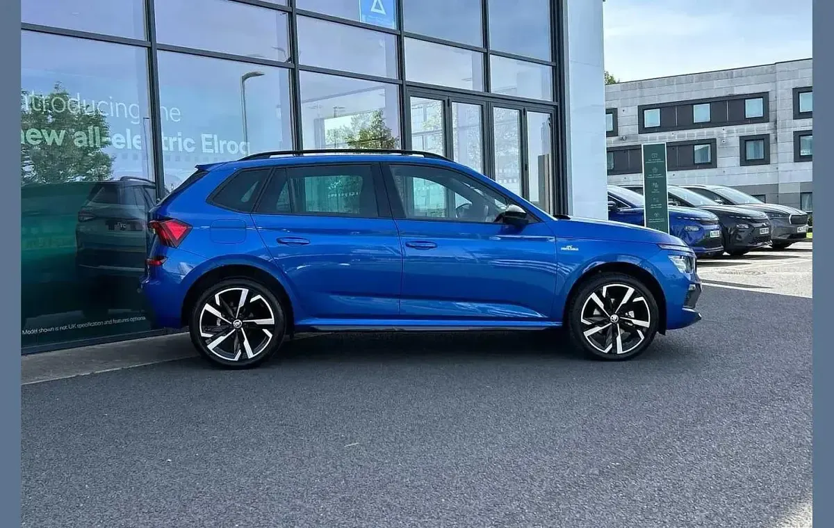 Used Skoda Kamiq Monte Carlo 113 HP (83 kW) 2024 Race blue metallic SUV