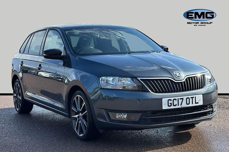 Grey Used 2017 Skoda Rapid Sport Hatchback | £9,695 (Fair price) - Image 1/3