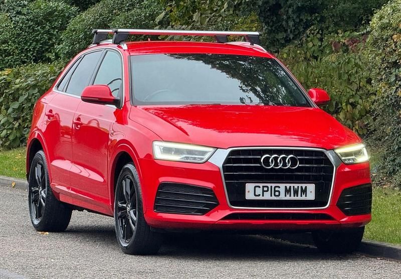 Red Used 2016 Audi Q3 S-Line SUV | £7,995 (Good price) - Image 1/4