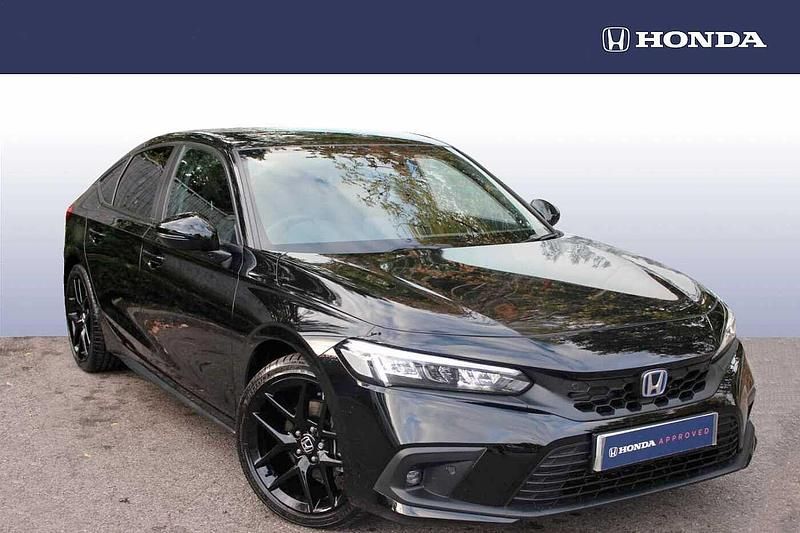 Crystal black Used 2025 Honda Civic Sport | £28,450 (Fair price) - Image 1/4