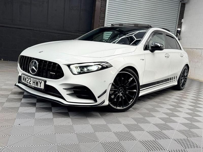 Used Mercedes A35 AMG Premium Plus 2022 White Hatchback