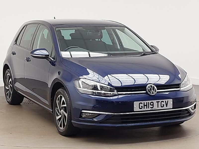 Used VW Golf VII Match 115 HP (84 kW) 2019 Blue Hatchback