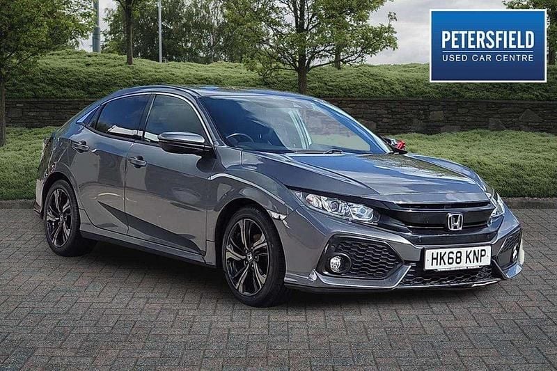 Grey Used 2019 Honda Civic SR Hatchback | £9,990 (Good price) - Image 1/4