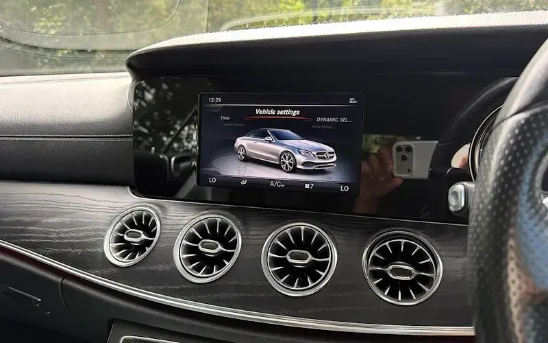 Used Mercedes E220 AMG line 194 HP (142 kW) 2018 Grey Cabriolet