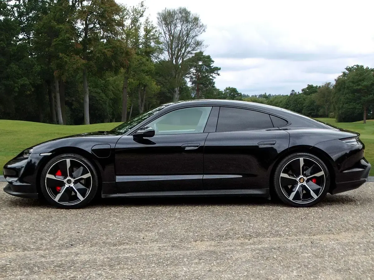 Used Porsche Taycan Performance Package 11 kW (15 HP) 2022 Black Sedan