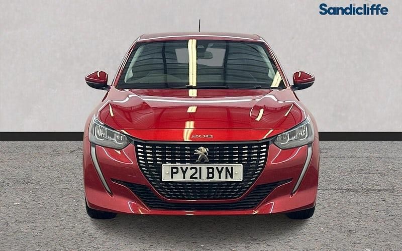 Used Peugeot 208 Allure 102 HP (75 kW) 2021 Red Hatchback