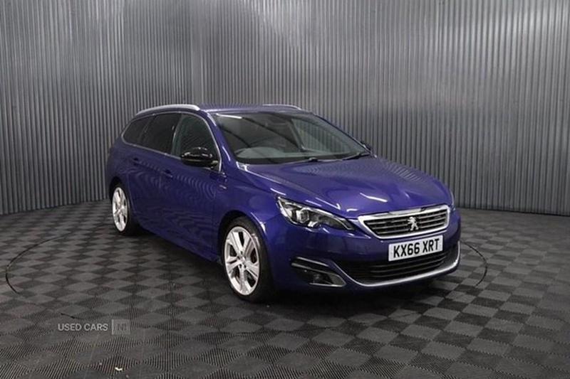 Blue Used 2016 Peugeot 308 GT-line Estate | £6,495 (Fair price) - Image 1/1