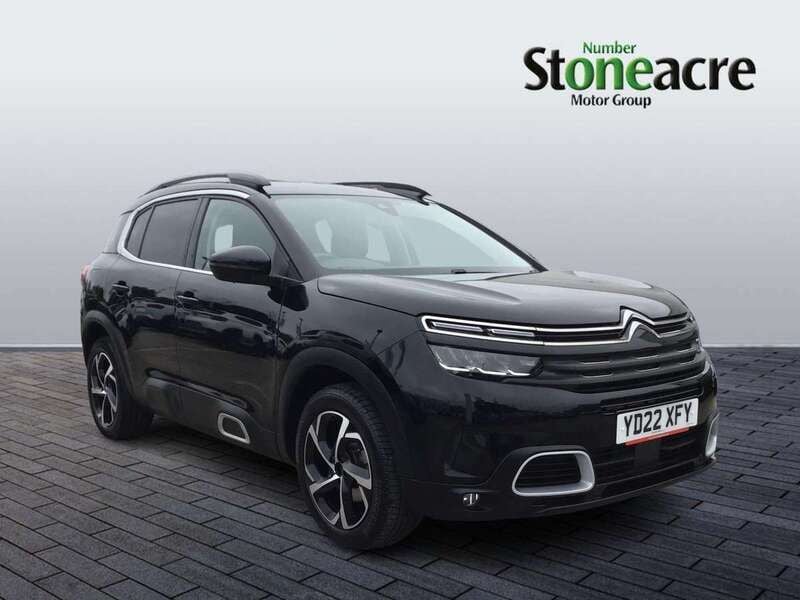 Black Used 2022 Citroën C5 Aircross Shine SUV | £14,995 (Good price) - Image 1/4