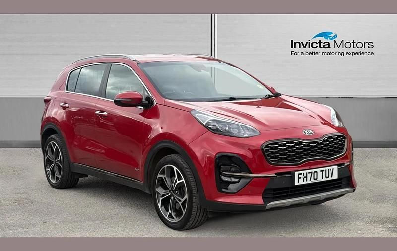 Used Kia Sportage GT-Line 180 HP (132 kW) 2021 Red SUV