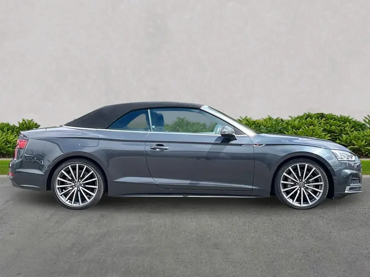 Used Audi A5 Cabriolet S-Line 190 HP (139 kW) 2019 Grey Cabriolet
