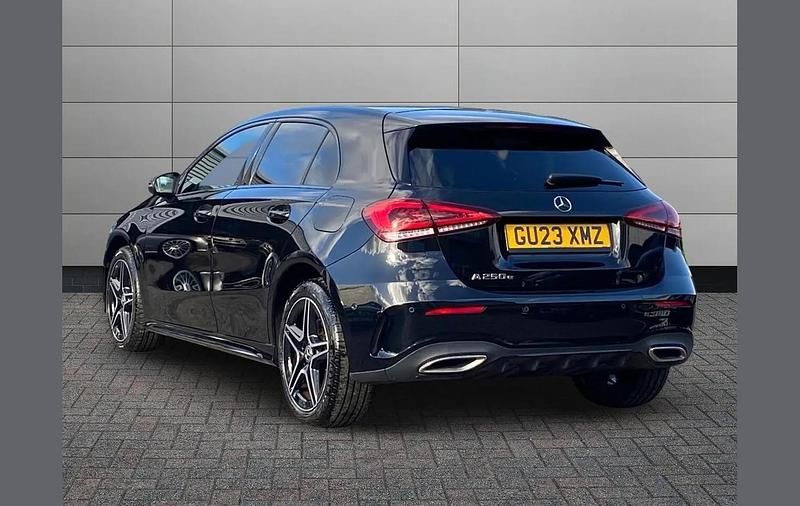 Used Mercedes A250 Executive 218 HP (160 kW) 2023 Cosmos black Hatchback