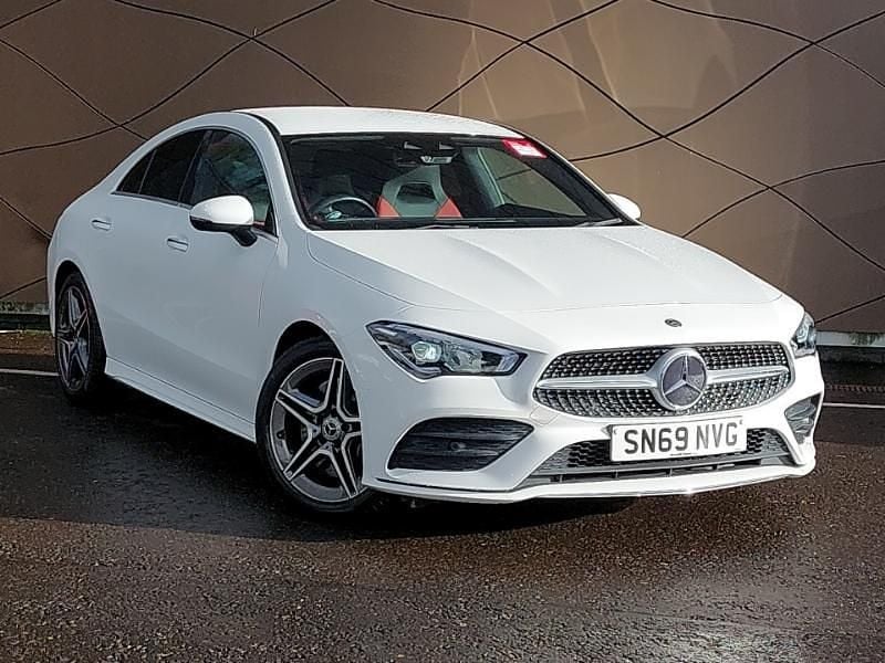 White Used 2019 Mercedes CLA220 AMG Line Premium Sedan | £24,498 (A bit pricey) - Image 1/4