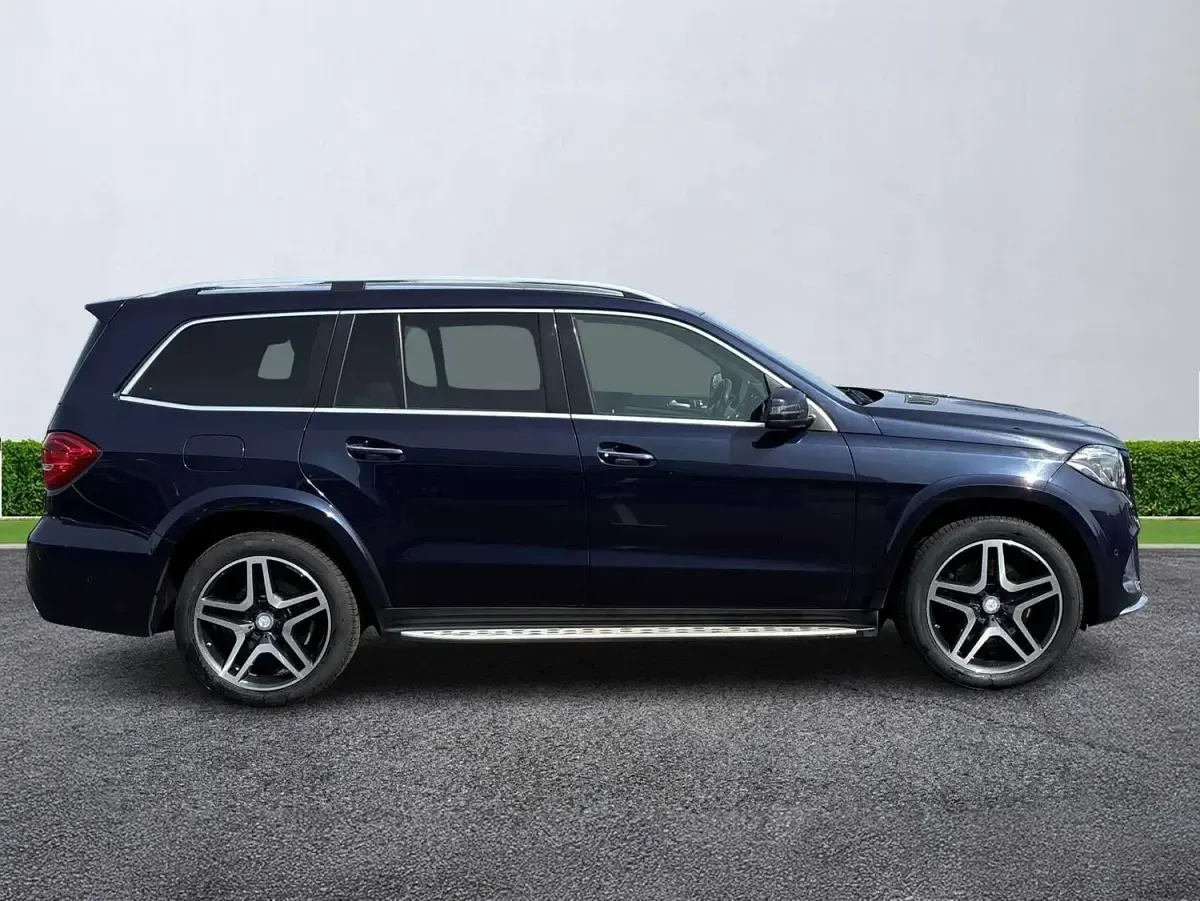 Used Mercedes GLS350 AMG line 258 HP (189 kW) 2017 Blue SUV
