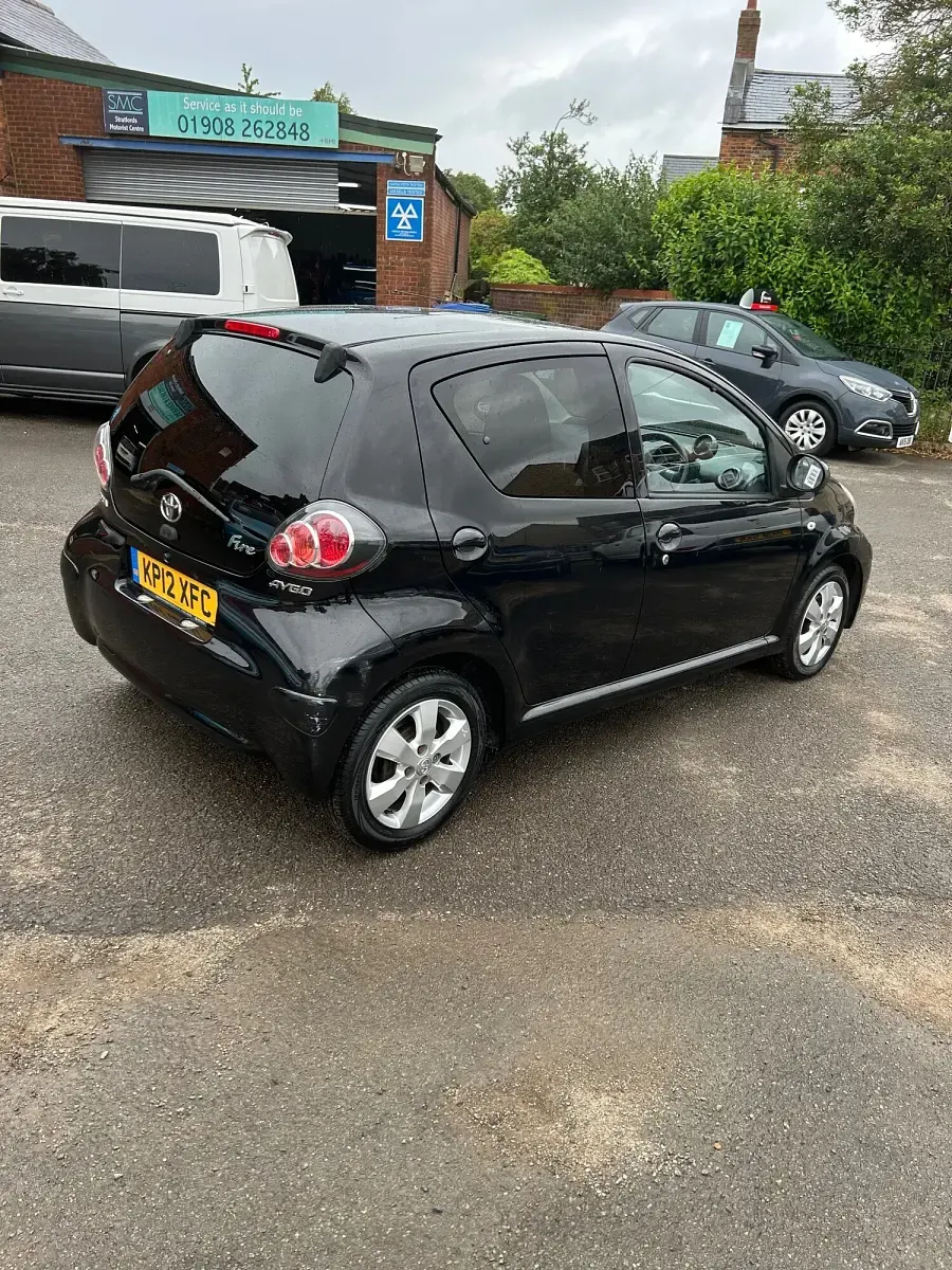 Used Toyota Aygo 2012 Black Hatchback