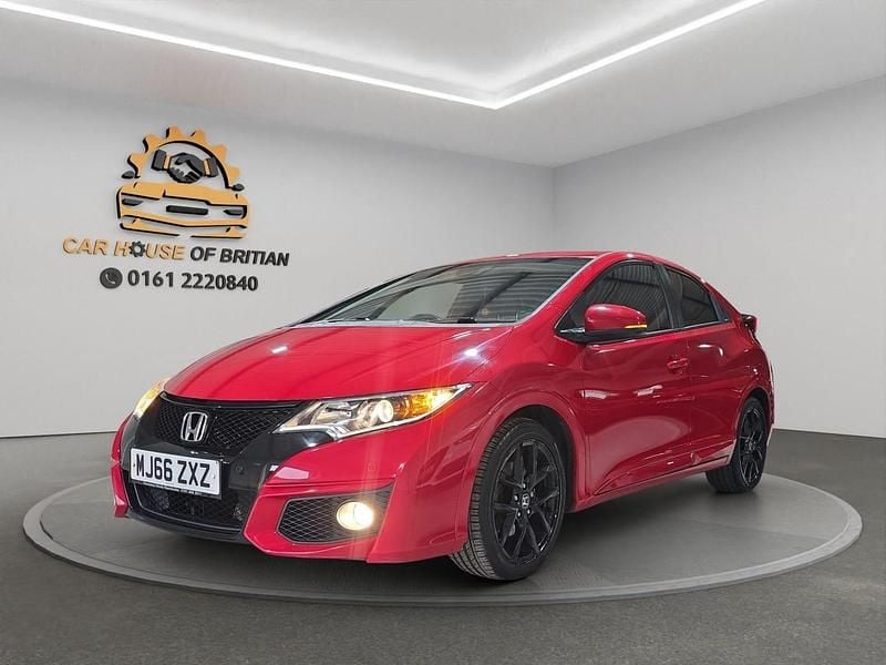Red Used 2016 Honda Civic Sport Hatchback | £8,250 (Fair price) - Image 1/4