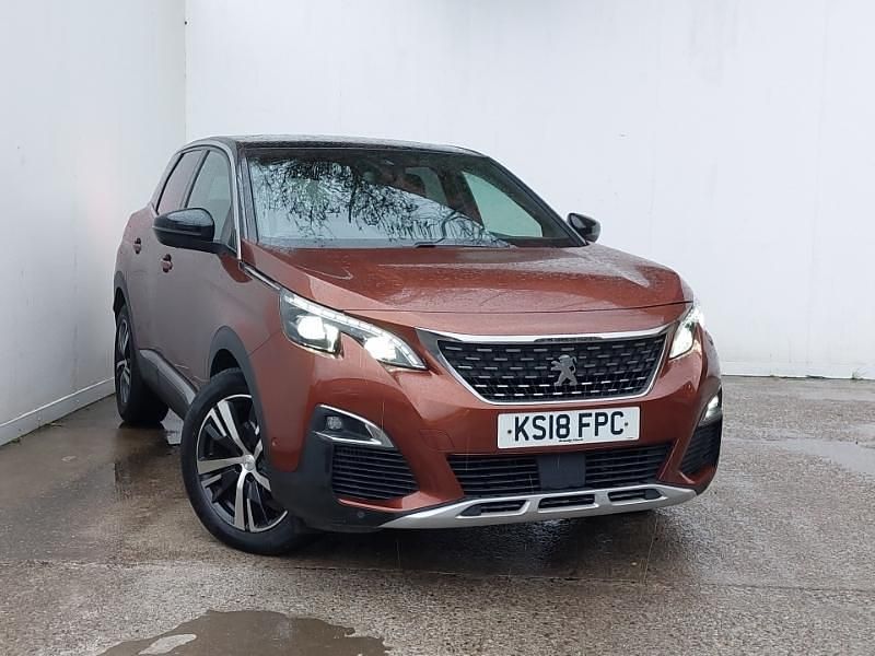 Bronze Used 2018 Peugeot 3008 GT-line SUV | £10,298 (Expensive) - Image 1/4