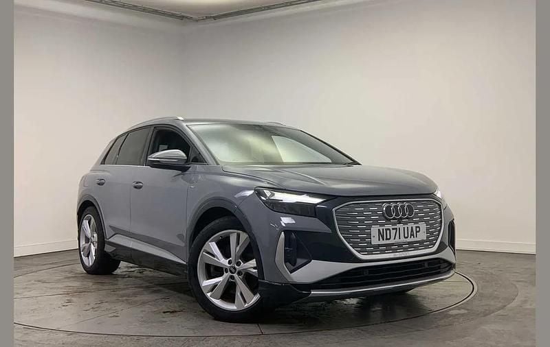 Grey Used 2021 Audi Q4 e-tron S-Line SUV | £24,800 (Good price) - Image 1/4