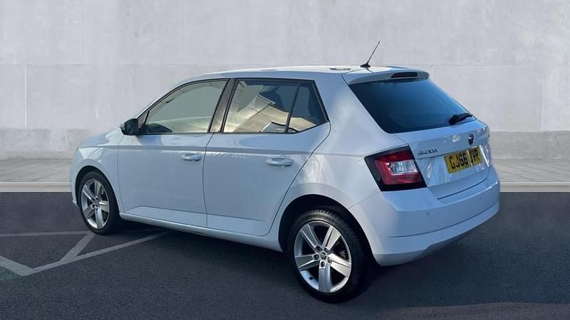 Used Skoda Fabia SE L 110 HP (80 kW) 2016 Moon white metallic