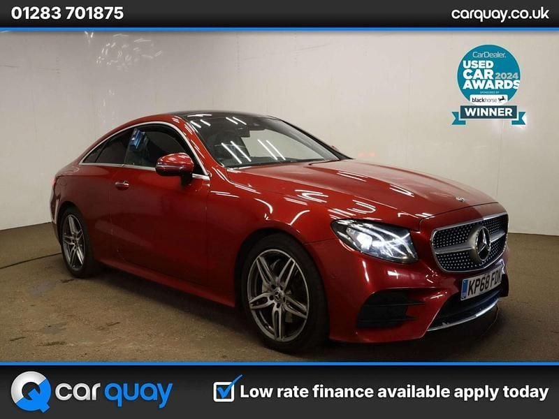 Red Used 2018 Mercedes E220 AMG Line Premium Coupe | £17,495 (Fair price) - Image 1/2