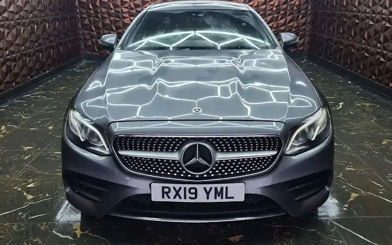 Used Mercedes E220 AMG line 194 HP (142 kW) 2019 Grey Coupe