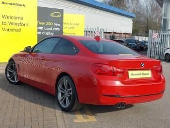Używany BMW 420 Sport Line 190 KM (139 kW) 2018 Czerwony Coupe