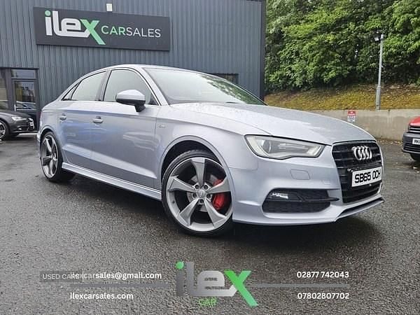 Silver Used 2015 Audi A3 S-Line Sedan | £9,995 (Expensive) - Image 1/4