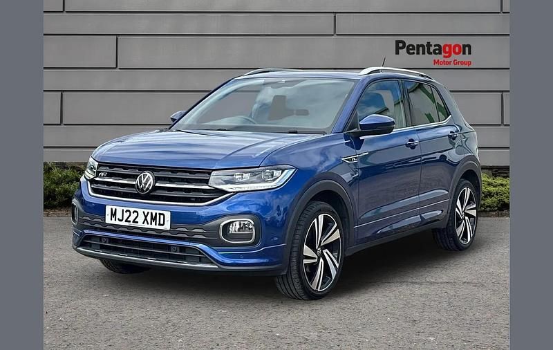Used VW T-Cross R-line 108 HP (79 kW) 2022 Blue SUV
