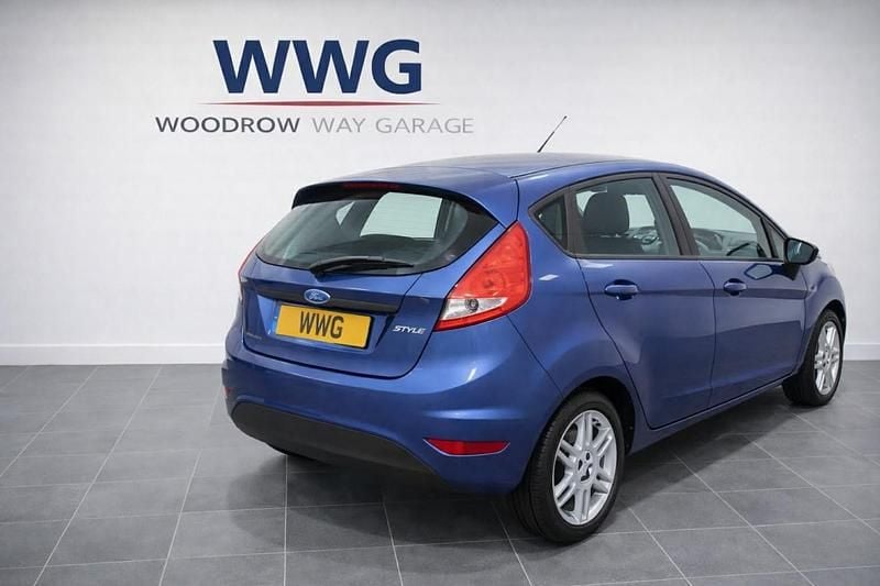 Usado Ford Fiesta Style 2009 Azul Citadino