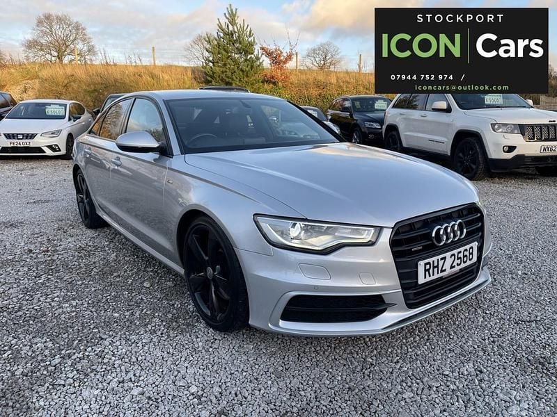 Used Audi A6 Black Edition 2013 Silver Sedan