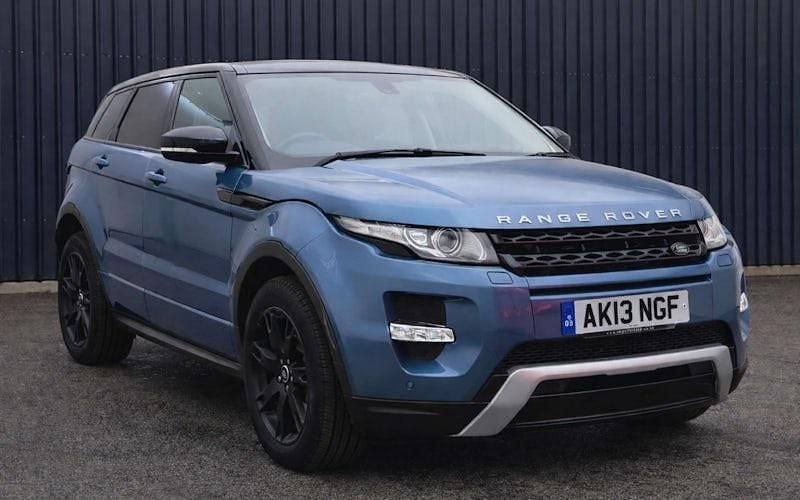 Used Land Rover Range Rover evoque Dynamic 190 HP (139 kW) 2013 Blue SUV